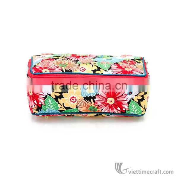 Hand Embroidered Wallet, Used for Comestic and Jewelry Storage photo-4