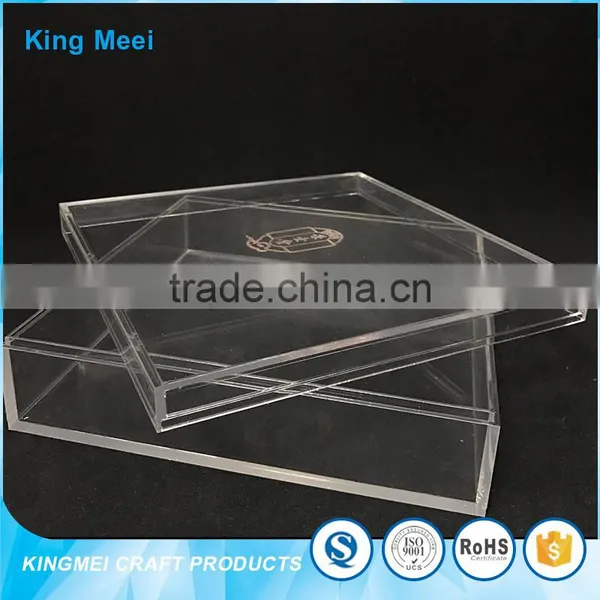 China Factory Custom Acrylic Cube Storage Boxes With Lid photo-4