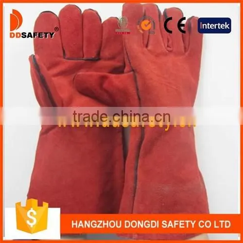 DDSAFETY Cow Split Leather Welder Gloves Cheap Leather Gloves photo-2