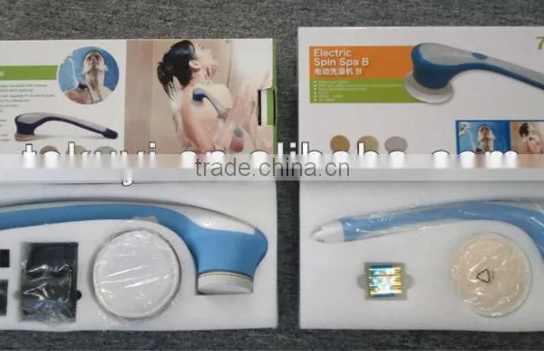 As Seen on TV Spinning Spa Brush Waterproof Electric Bath Brush With Massage Function photo-6