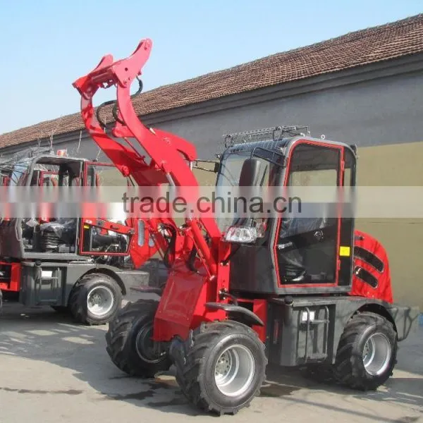 Hot Sale 4WD Mini 0.8ton 800KG HZM908 ZL08 Wheel Loader photo-3