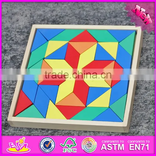 2016 New Design Educational Bloccks Toy Wooden Kids Puzzles W14A182 photo-2
