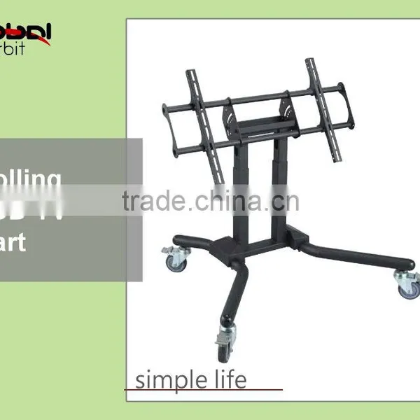 Video Wall Mount Rolling Portable LED TV Mounting Bracket Stand photo-4