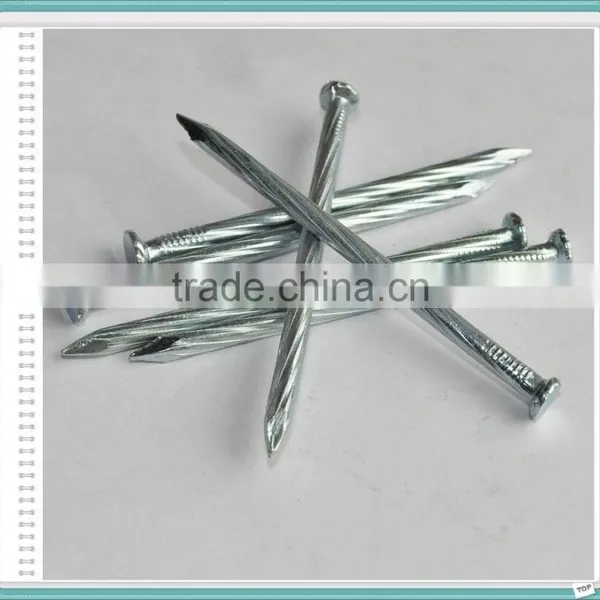 Galvanized Twisted/Spiral Shank Steel Concrete Nails photo-4