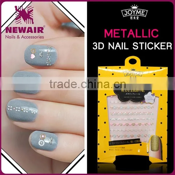New Air Fashion Customized Body Metal StyleNail Art Stickers photo-6