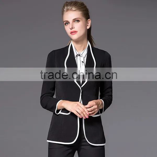 2016 New Arrival Office Uniform Woman Suit Girls Formal Suit photo-6