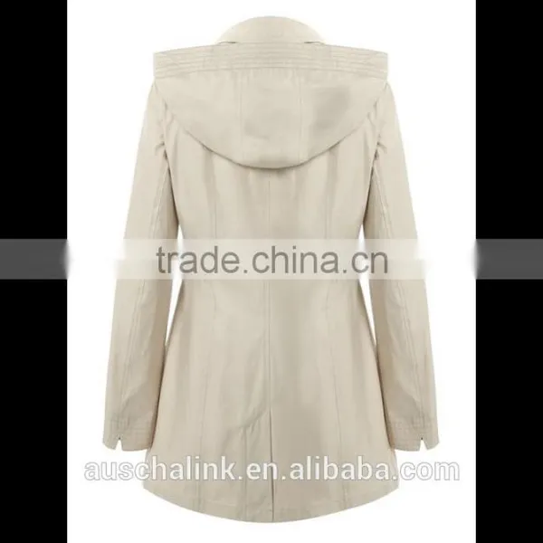 Best Selling Ladies Korean Cotton Hooded Toggle Jacket Wholesale photo-4