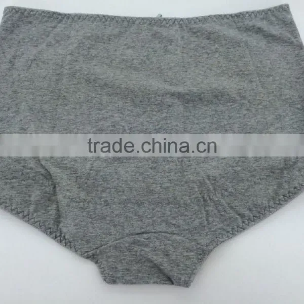 Fashion Style! 2015 New Arrival Heather Grey Color Briefs With Lace Comfortable Wearing Big Size Women Mommy Pants photo-2