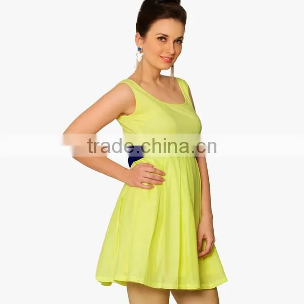 2016 HOYUGO Organza Joint New Model Girl Dress, New Model Casual Dresses, Teenage Girls Dresses. photo-4