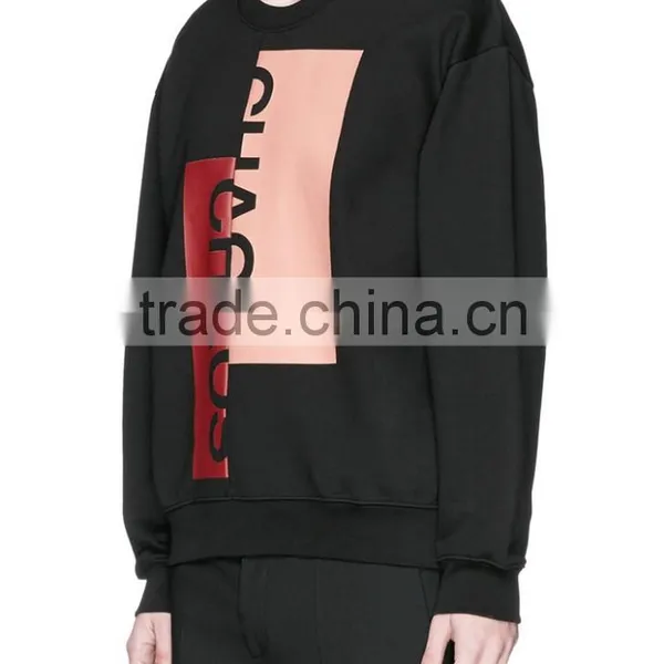 Irregular Print Pattern Casual Thicken Fleece Sweater Oversized Sweatshirt photo-2