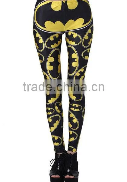 New Top Quality Spring Autumn Fashion New Women Leggins High Waist Cartoon Badge Legins Printed Skinny Leggings photo-2
