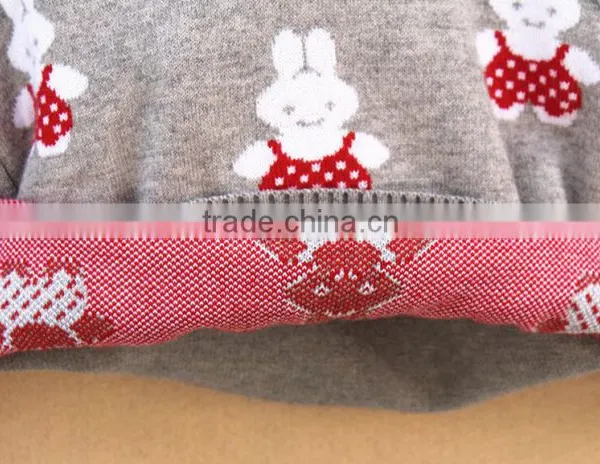 Sale Custom Sweet Rabbit Embroidered Kids Knitted Jumpers photo-4