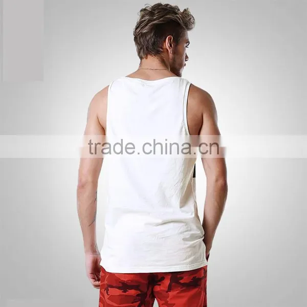 Stylish Printed Casual Two-tone Tank Tops photo-3
