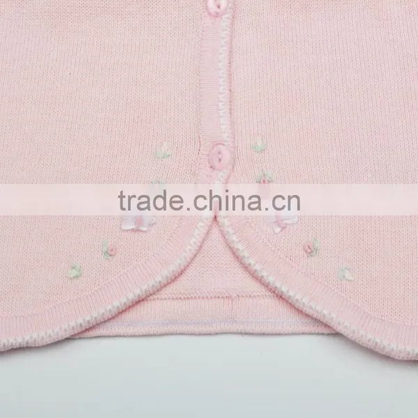 100%cotton Kids Long Sleeve Sweater Cardigan photo-2