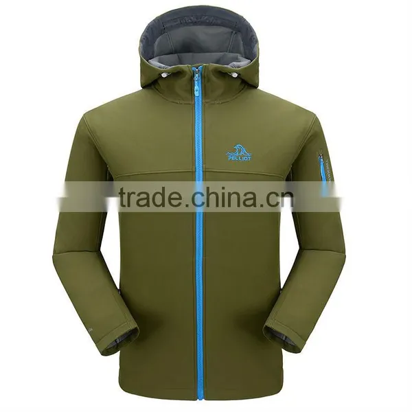 OEM/ODM Custom Design Embroidered Logo Softshell Jacket photo-2