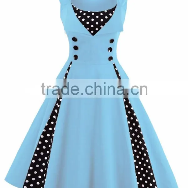 Walson Z&M Women Sexy Party Cocktail 60s Summer Dresses photo-2