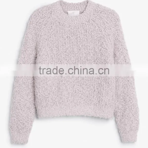 2017 Wholesale Customized Fashion Round Neck Sweaters Women's Pullover for Lady photo-2
