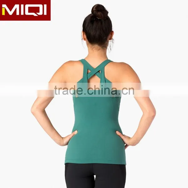 2016 OEM New Sexy Young Stripe Sleeveless Women Sport Tank Top / Yoga Wear photo-2