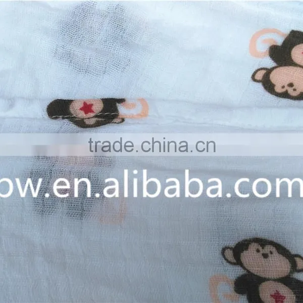 Hot Sale Muslin Swaddle Blanket Wholesale Muslin Fabric Baby Swaddle Wrap photo-6