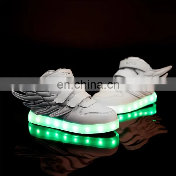 Wholesale Children Kid USB Rechargeable LED Luminous Light Shoes Kids photo-4
