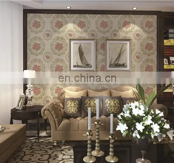 Feitex Textile Wall Paper Seamless Wall Covering High Quality Jacquard Wallpaper photo-4