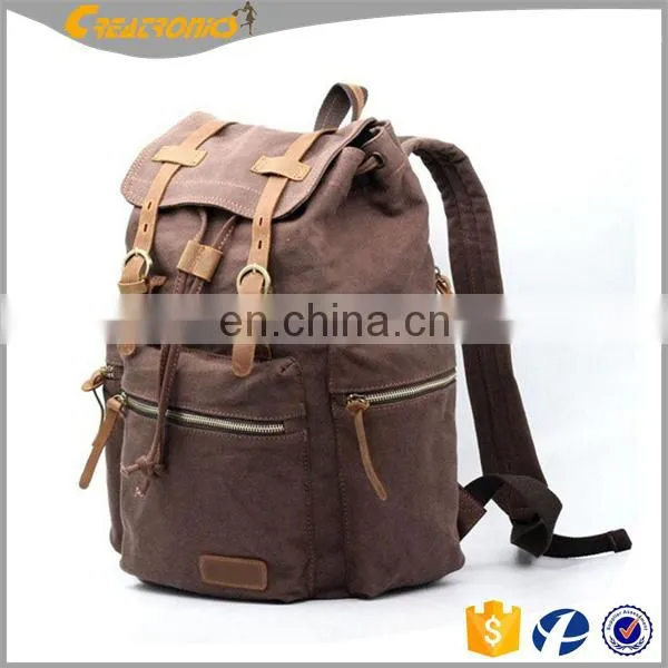 Backpack Large Capacity Schoolbag College Gift Manufacturer Travelling Leather Laptop School Backpack Canvas Backpack photo-6