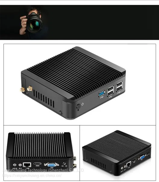 Fanless Industrial Computer J1900 Quad Core Mini PC Box PC photo-3