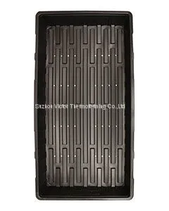 Blister HIPS Hydroponic Plant Seed Growing Tray/ Rectangular Nursery Tray Plastic Flat Seedling Tray With Drain Holes
