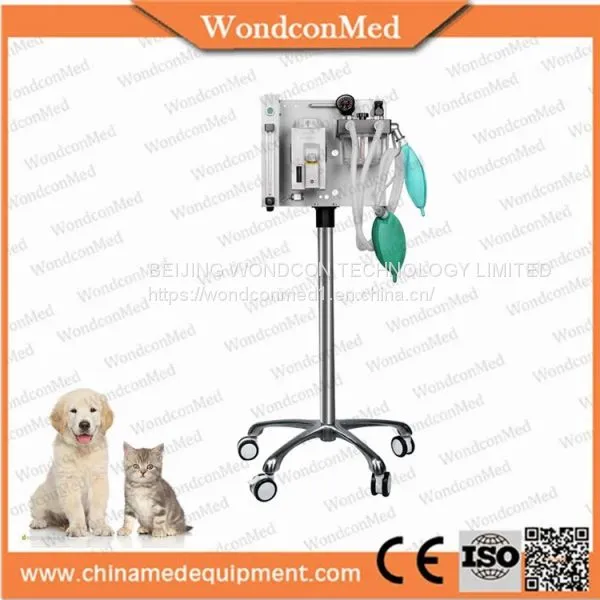 Vet Clinic Table Top Portable Anesthesia Machine for Animal Operation