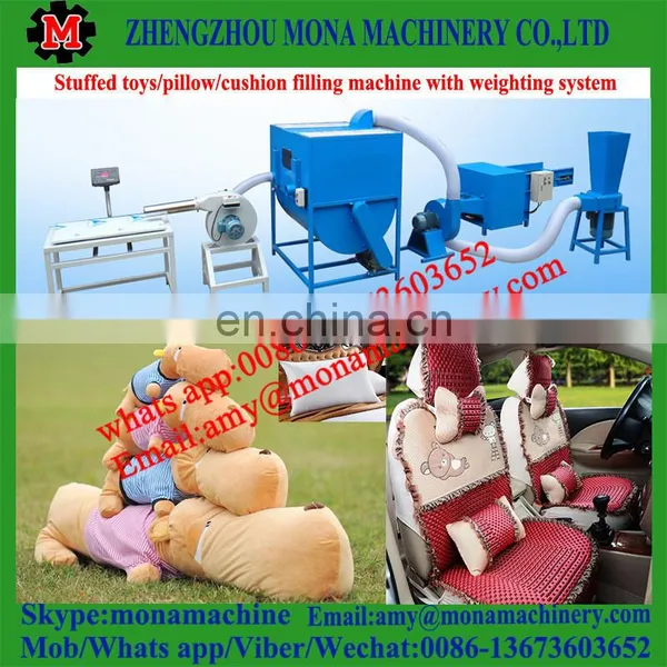 China Best Price and Good Selling Fiber Pillow Filling Machine With Weighting Table photo-5