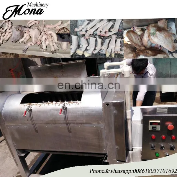 Automatic Stainless Steel Sheep Head Unhair Machine/sheep Feet and Head Unhairing Machine for Sale photo-5