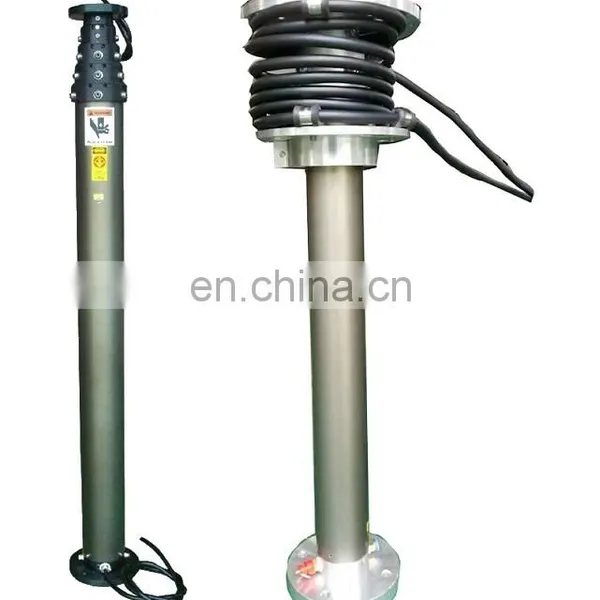 5m Silver CCTV Internal Cable Pneumatic Telescopic Mast for Security photo-4