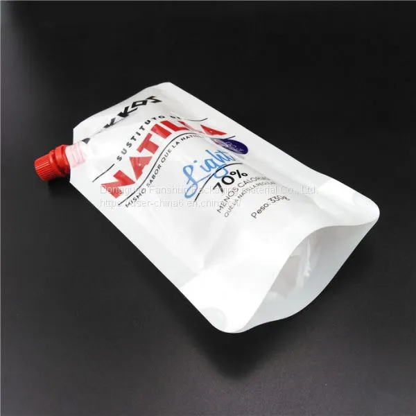 Made in China 350ml Hdpe Plastic Stand up Bag for Skin Health Liquid photo-2