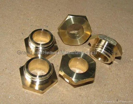 Brass Forged Connectors Custom Brass Machined Parts OEM ODM Service photo-3
