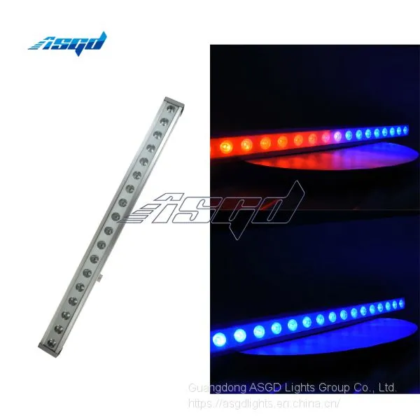 ASGD （Point Control）18x3W RGB 3in1 Waterproof Led Washer Wall Lighting Professional Stage Light