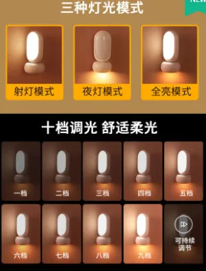 Smart Remote Control Nightlight Plug in the Sleeping Light in the Bedroom photo-2