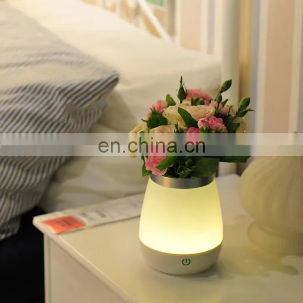Creative Table Lamp LED Energy-saving Touch Switch Flower Pot Lamp photo-3