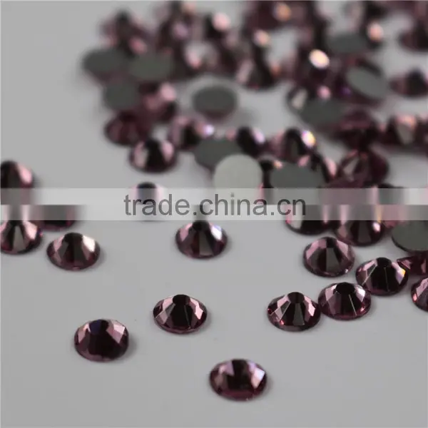 Wholesale Beads Light Amethyst Flatback Non Hotfix Rhinestones photo-2