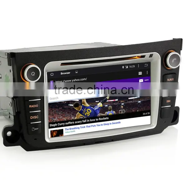 Erisin ES2506B 7" Car DVD Navigation Android 4.4.4 2 Din GPS for Mercedes Smart photo-3