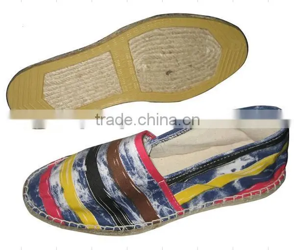 Best Handmade Rubber Sole Shoes Factory Espadrilles Casual Shoes