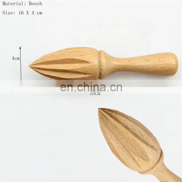 Lemon Squeezer Creative Wooden Manual Juicer, Lemon Orange Juicer Hand Juice Lemon Squeezer photo-2