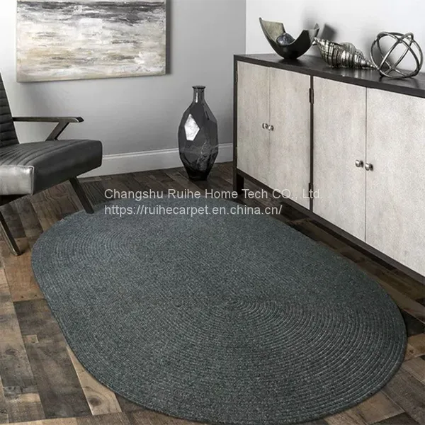 Braided Polypropylene Rug Home Area Carpet Floor Rug Mat photo-3