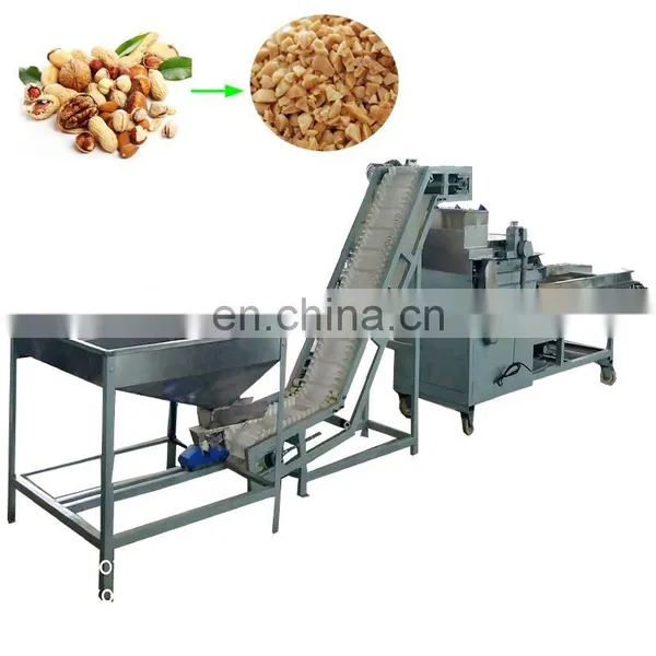 Automatic Coconut Bean Peanut Crushing Almond Cutting Machine Herb Crusher Cashew Nut Chopping Industrial Nut Chopper For Sale photo-4