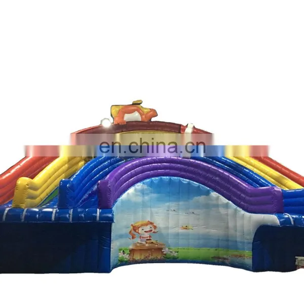 Summer Water Play Equipment Large Inflatable Water Park With Water Slide Good Prices Selling