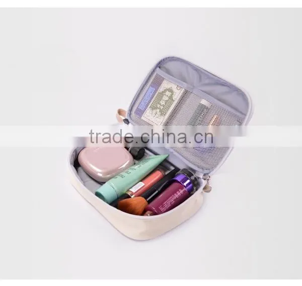 Wholesale Large Capacity Zipper Storage Canvas Makeup Bag Beauty Case Cosmetic Purse For Women photo-6