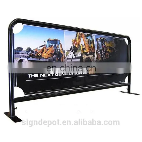Portable Wind Breaker Advertising Barrier Crowd Control Stand photo-3