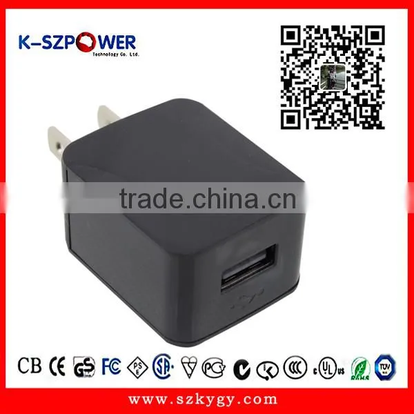2016 G-series 5W K- 051000 ac dc Usb Charger 5v USA Plug With CE UL