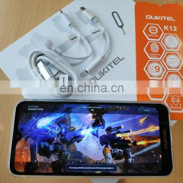 5V/6A Quick Charge Smartphone OUKITEL K12 6.3' MTK6765 Octa-core 6GB+64GB 10000mAh Battery Best Quality Android 9.0 4G Mobile photo-5