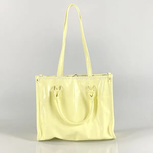 Cheap Wholesale Simple Alligator Print Tote Bag Large Capacity Shoulder Bag photo-5