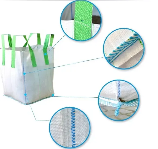 1000kgs Firewood Bag Bulk Bag Super Sack Breathable Big Bag Vented Container Bags 1ton Bag for Packaging Log, Firewood, Potato, Onion photo-5